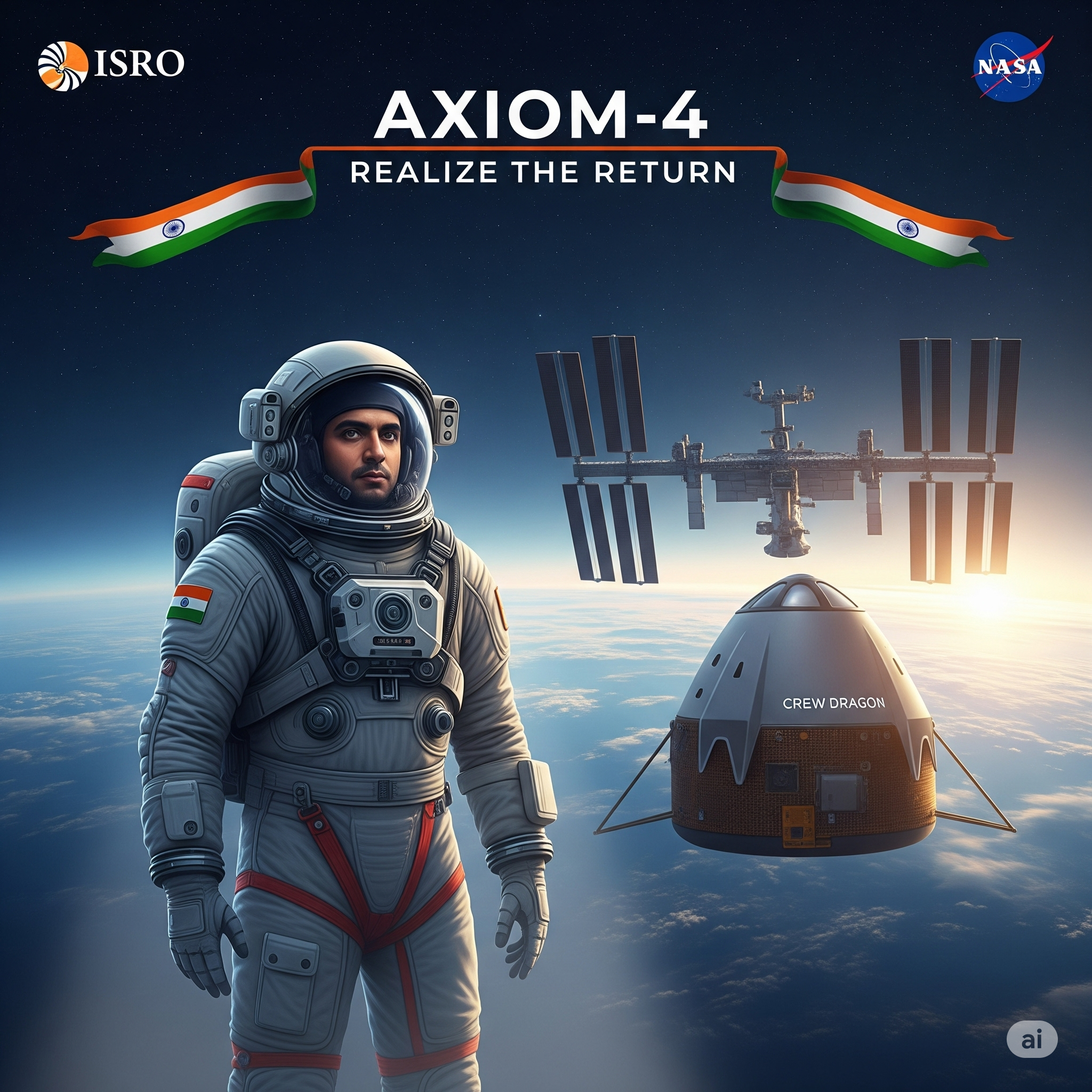 India's Shubhanshu Shukla Set to Fly to ISS on Axiom-4: A New Era in Human Spaceflight Begins