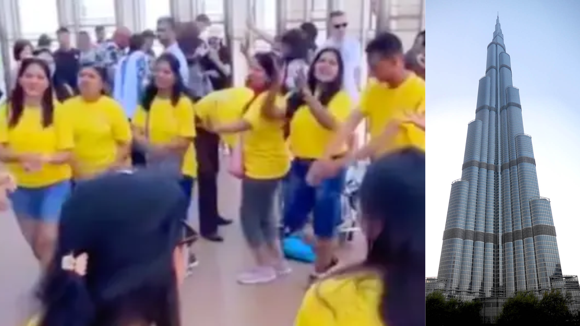 Indian Tourists Dance to ‘Chogada’ at Burj Khalifa, Netizens Divided Over Public Etiquette